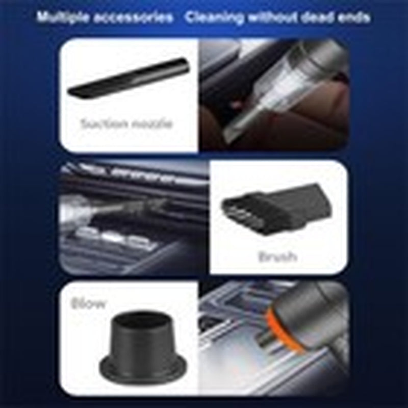 2 In1 Aspiradora Para Carro Autos Portatil Mini Recargable Mano Soplador De Aire