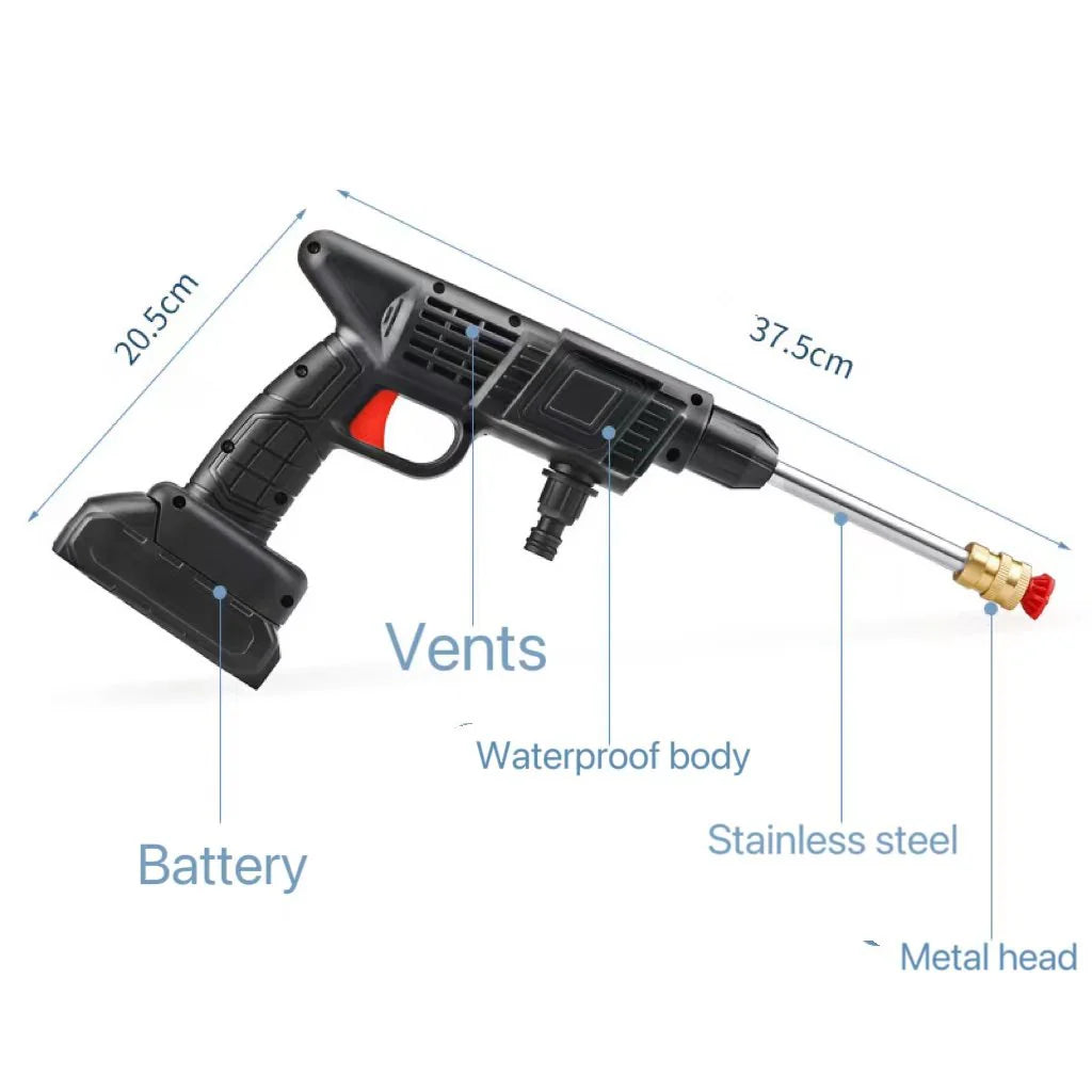 Pistola De Agua Pulverizada De Alta Presión Portátil Inalámbrica